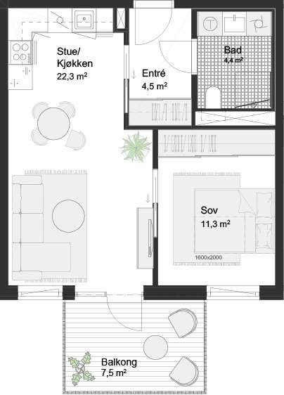 Plantegning 1